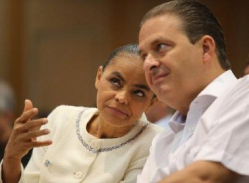 Corrida presidencial - Eduardo Campos e Marina 

em Salvador