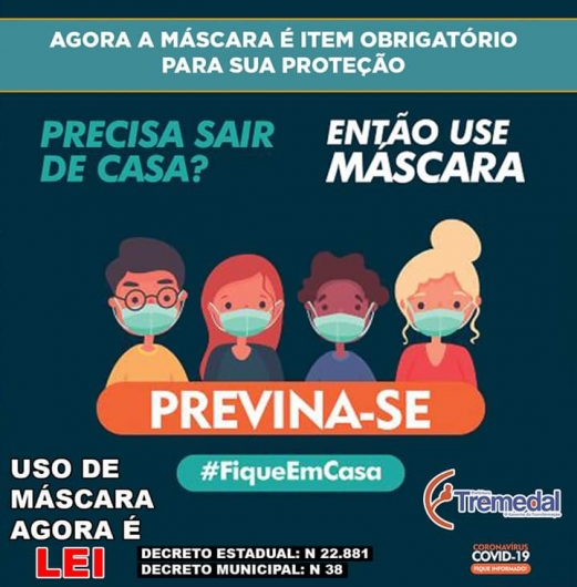 Novo decreto torna máscara acessório de uso obrigatório em Tremedal