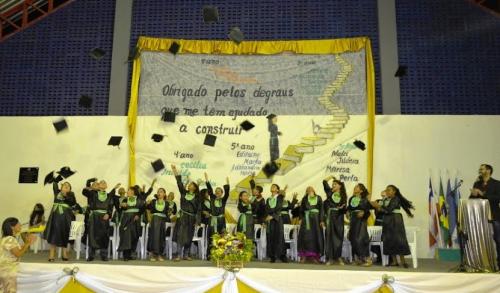 Colação 

de grau do 5º ano Colégio Municipal Exupério Silva