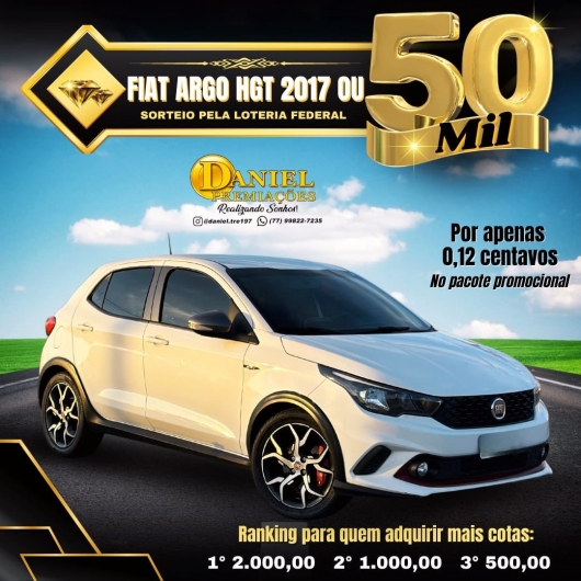 Fiat Argo HGT 2017 ou $ 50 mil
