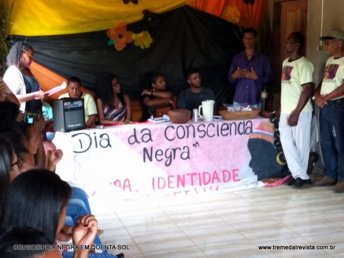 Comunidade Quenta sol realiza evento da consciência negra e discute saneamento básico