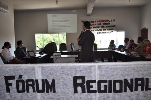 Debate 

regional com o MPF sobre corrupção mostra ações criminosas ramificadas