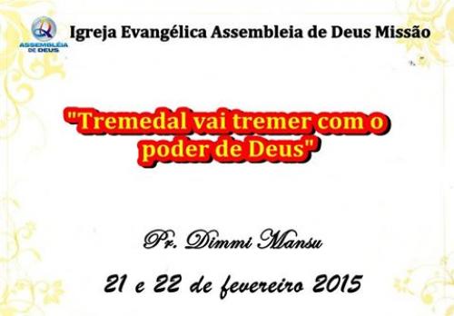 Convite da 

Igreja Assembleia de Deus Missão