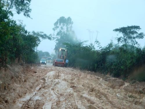 Chuvas 

prejudicam o trânsito de veículos no municipio