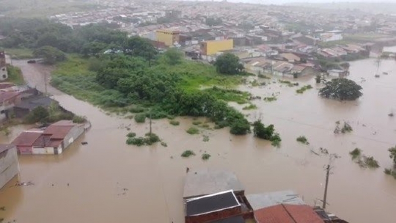 Cidades do sul da Bahia sofrem danos com as chuvas de dezembro