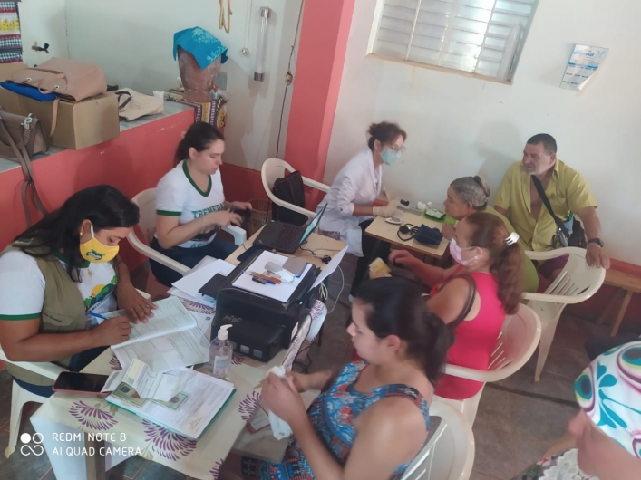 Assistência Social e Saúde levam serviços ao povoado Salininha