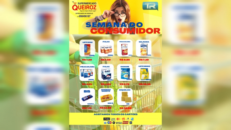 Semana do consumidor aproveite as ofertas do supermercado Queiroz!